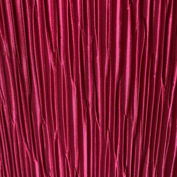 Vintage Gilberti Pink Sequin Pleated Midi Dress Size 12 Special Occasion 80’s - Picture 12 of 12